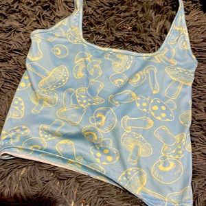 mushroom crop top